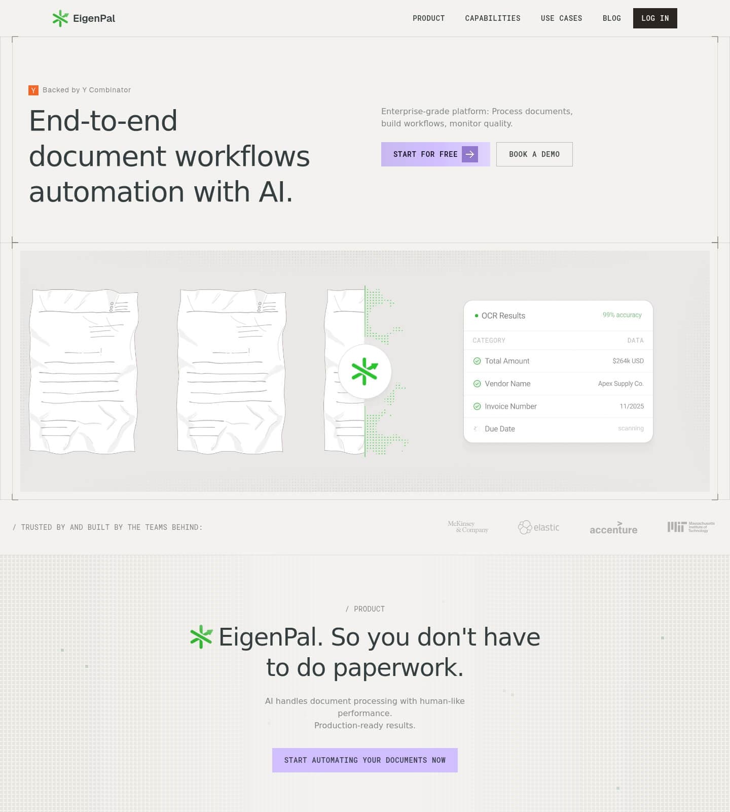 Unlearn Landing Page