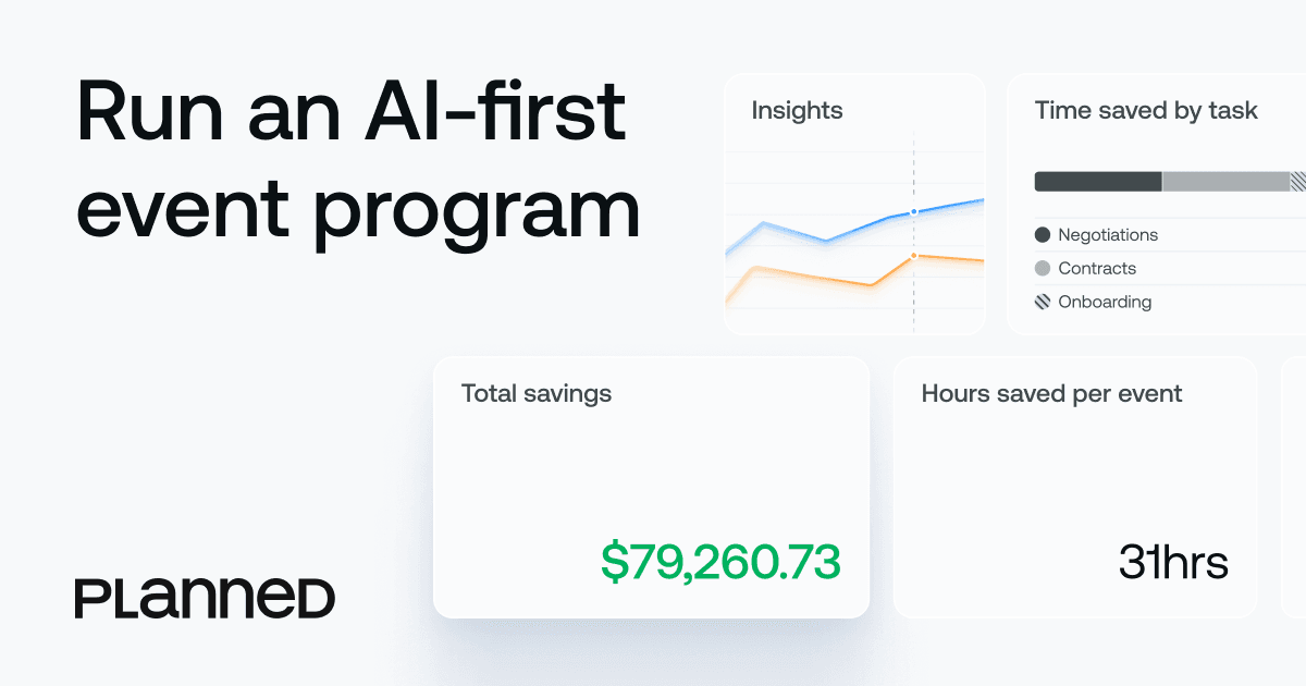 The AI operating system for events | Planned