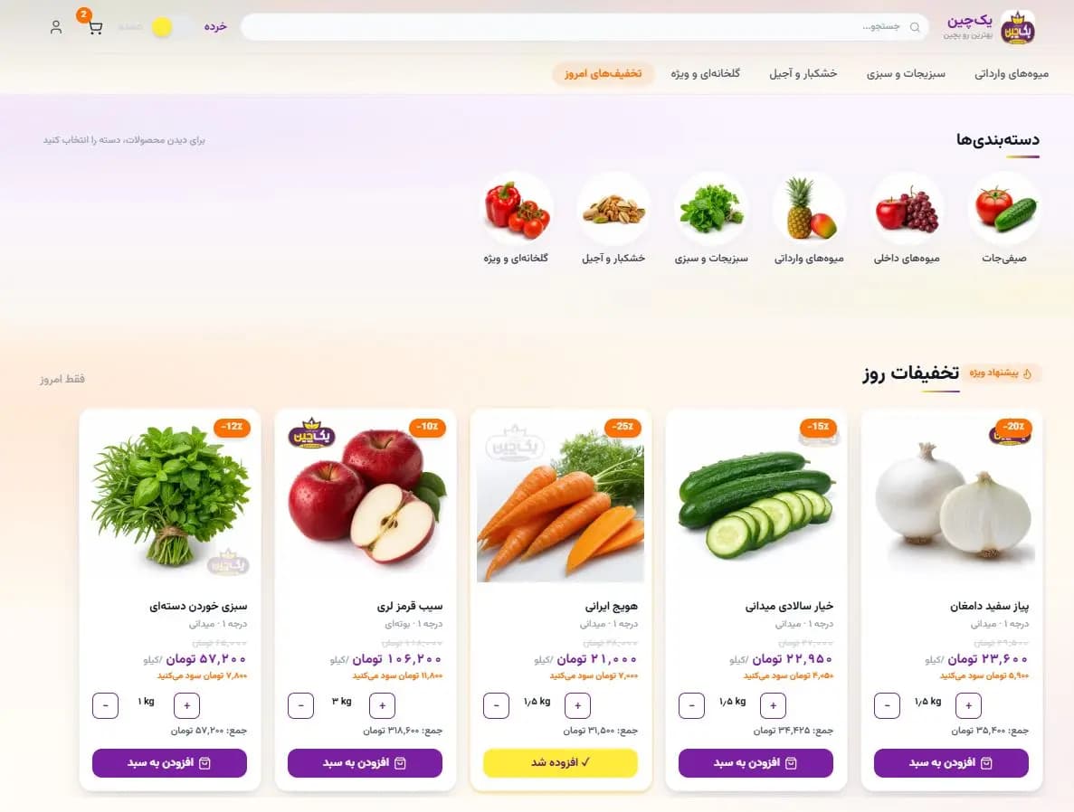 صادرات میوه